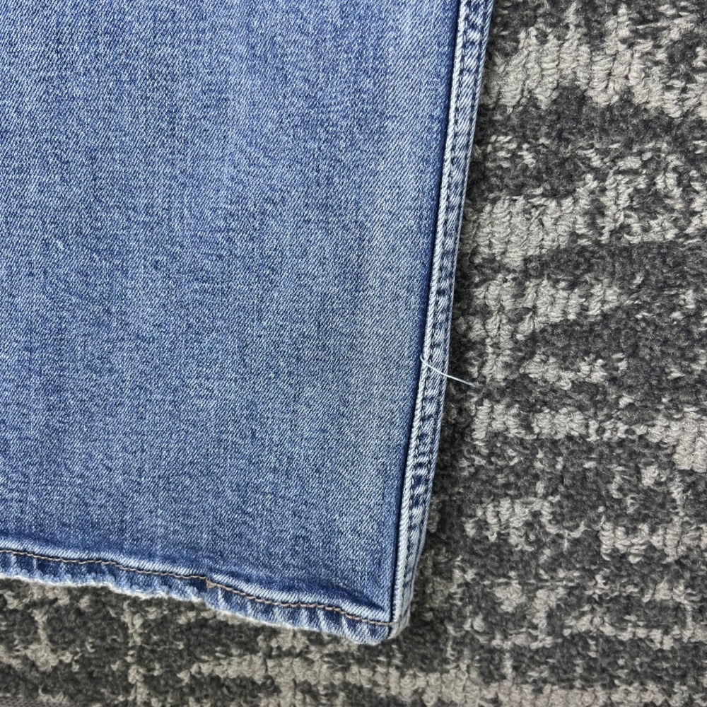 Silver Jeans Avery Slim Bootcut Jeans Womens W29 L33 Blue Distressed Side Slit - Picture 6 of 11